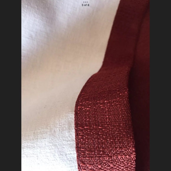 NWOT Set of 2 Ellery Homestyles Curtain Panels Burgundy Rod Pocket 41 x 84 New - Picture 6 of 14